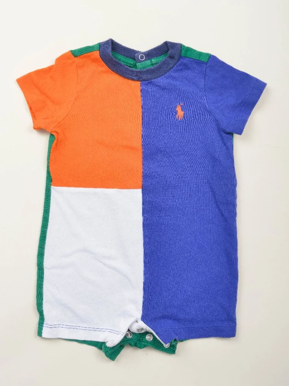 Ralph Lauren Plaid Jumper Footie Sleeper Baby Boy Bundle 3 piece